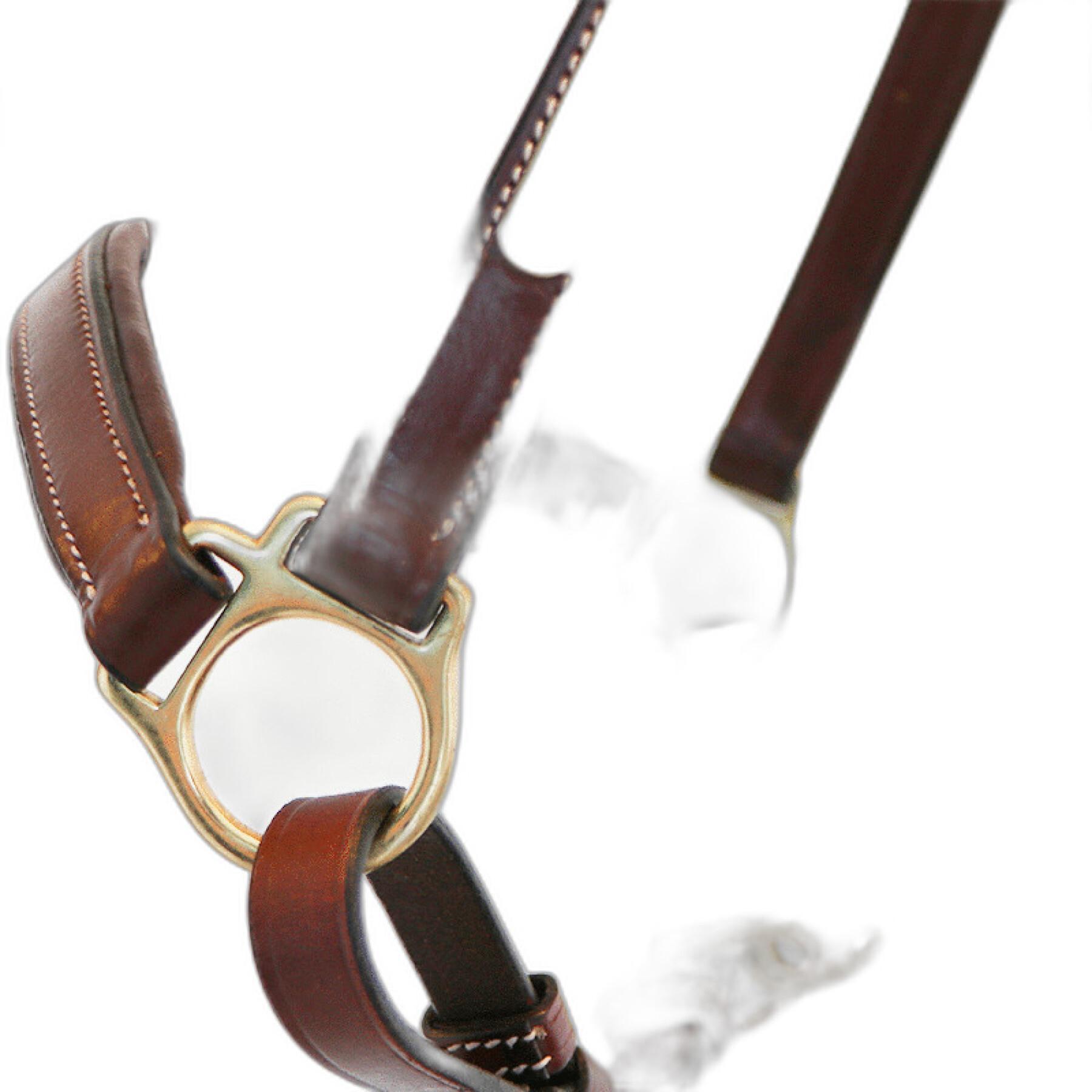 Pälsvårdande lädergrimma för ponnyer ERIC THOMAS “Pro”