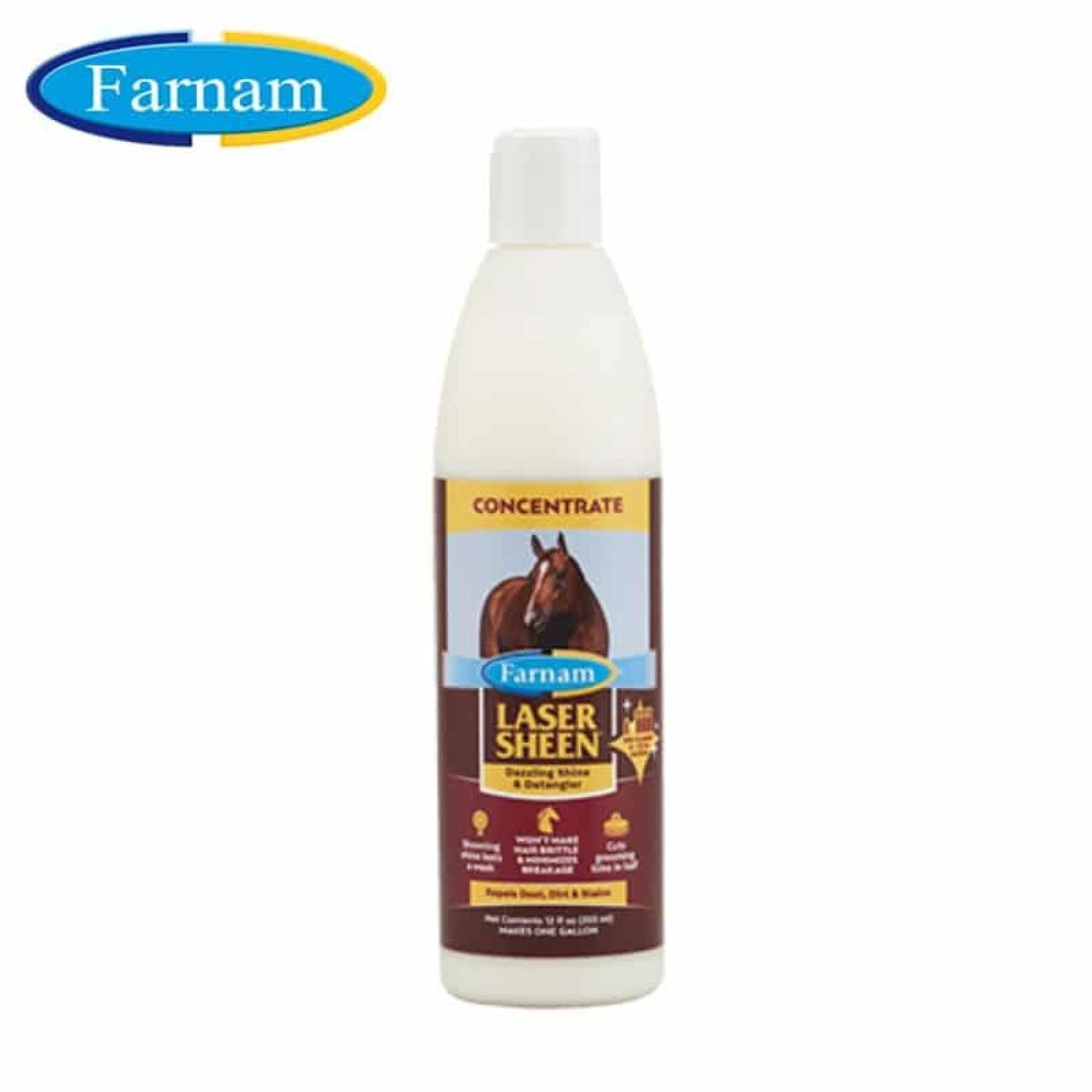 Rengöringsmedel för hästpäls - koncentrat Farnam Laser Sheen 354 ml