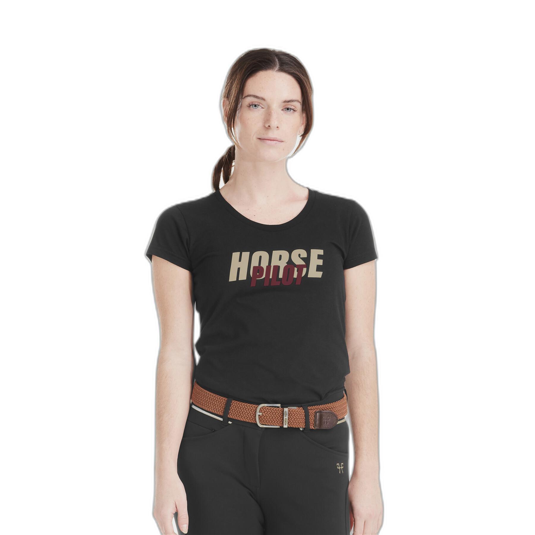 T-shirt för kvinnor Horse Pilot Team