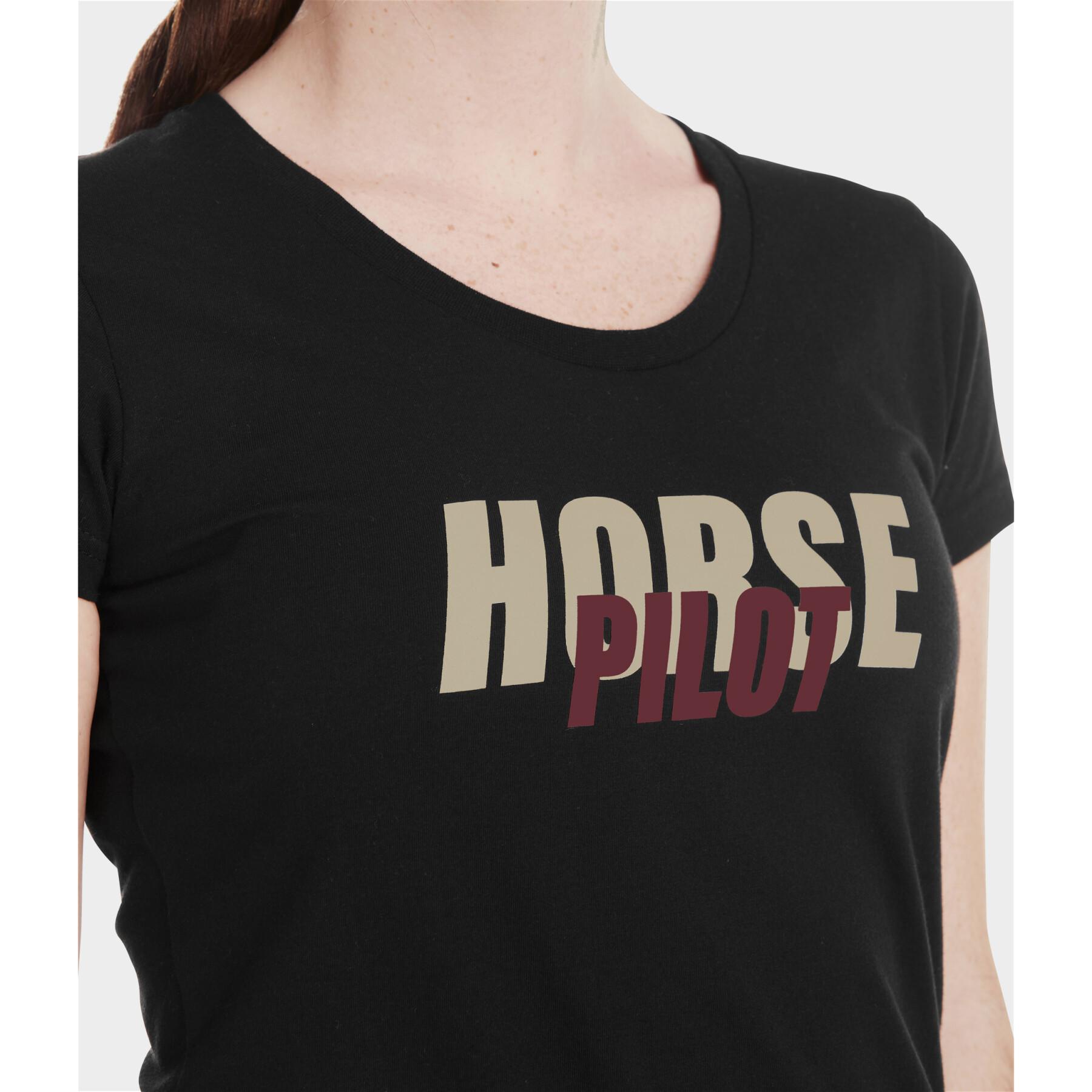 T-shirt för kvinnor Horse Pilot Team