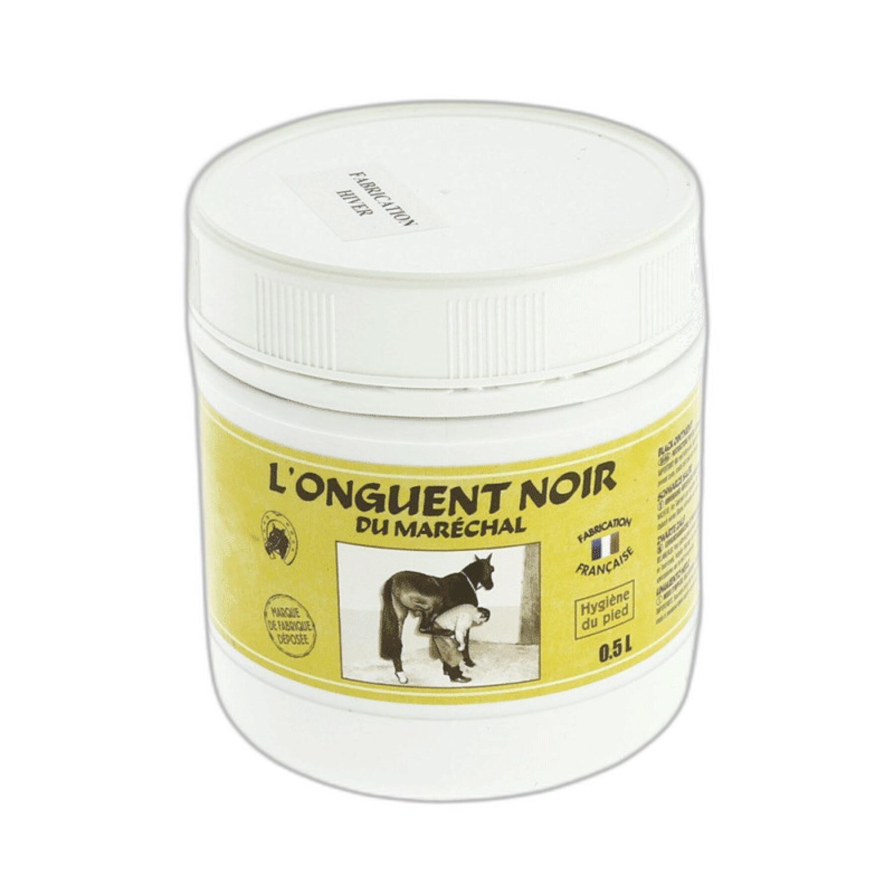 Hovvård för hästar La Gamme du Maréchal Onguent noir - Pot 500 ml