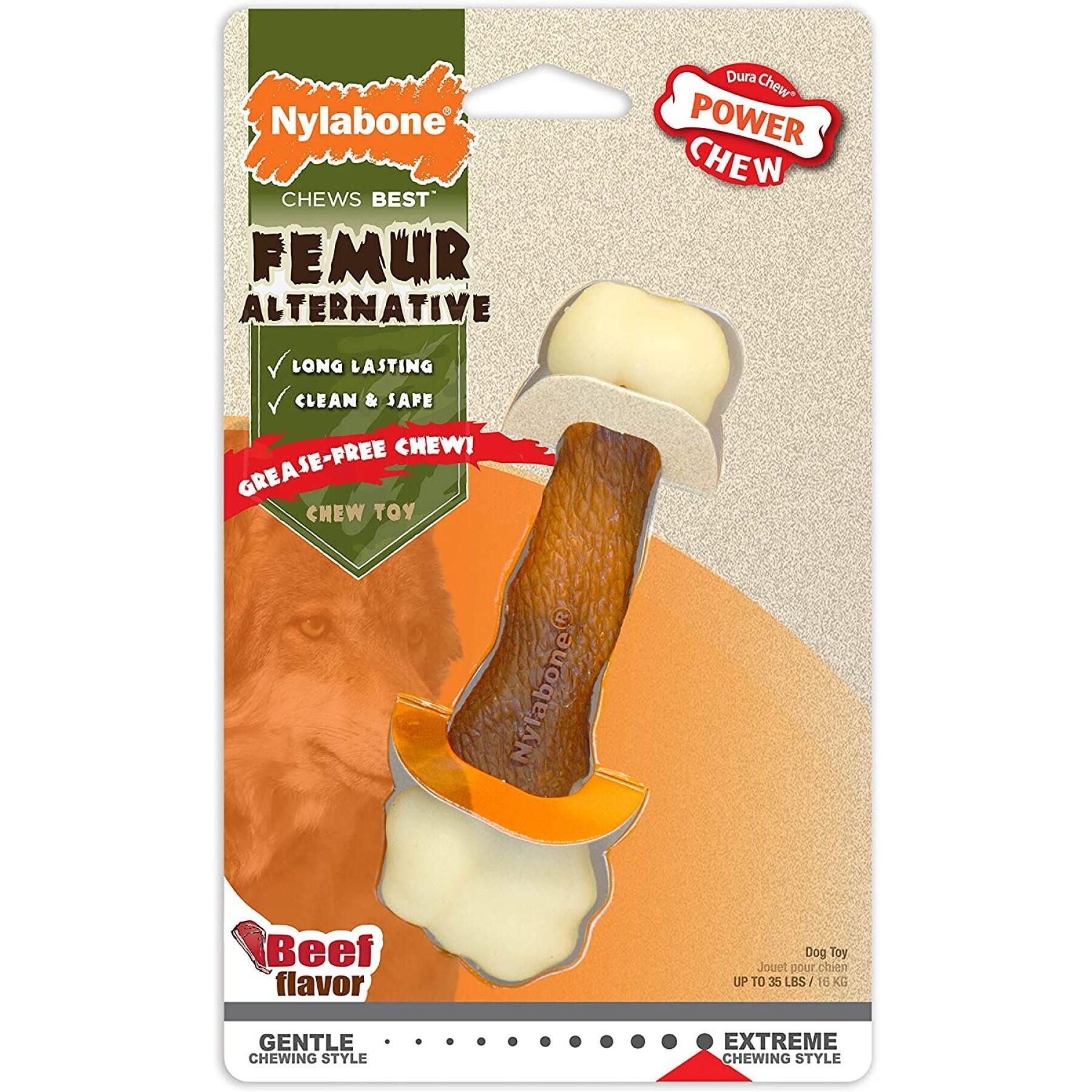 Hundleksak Nylabone Extreme Chew - Femur Beef Flavour L