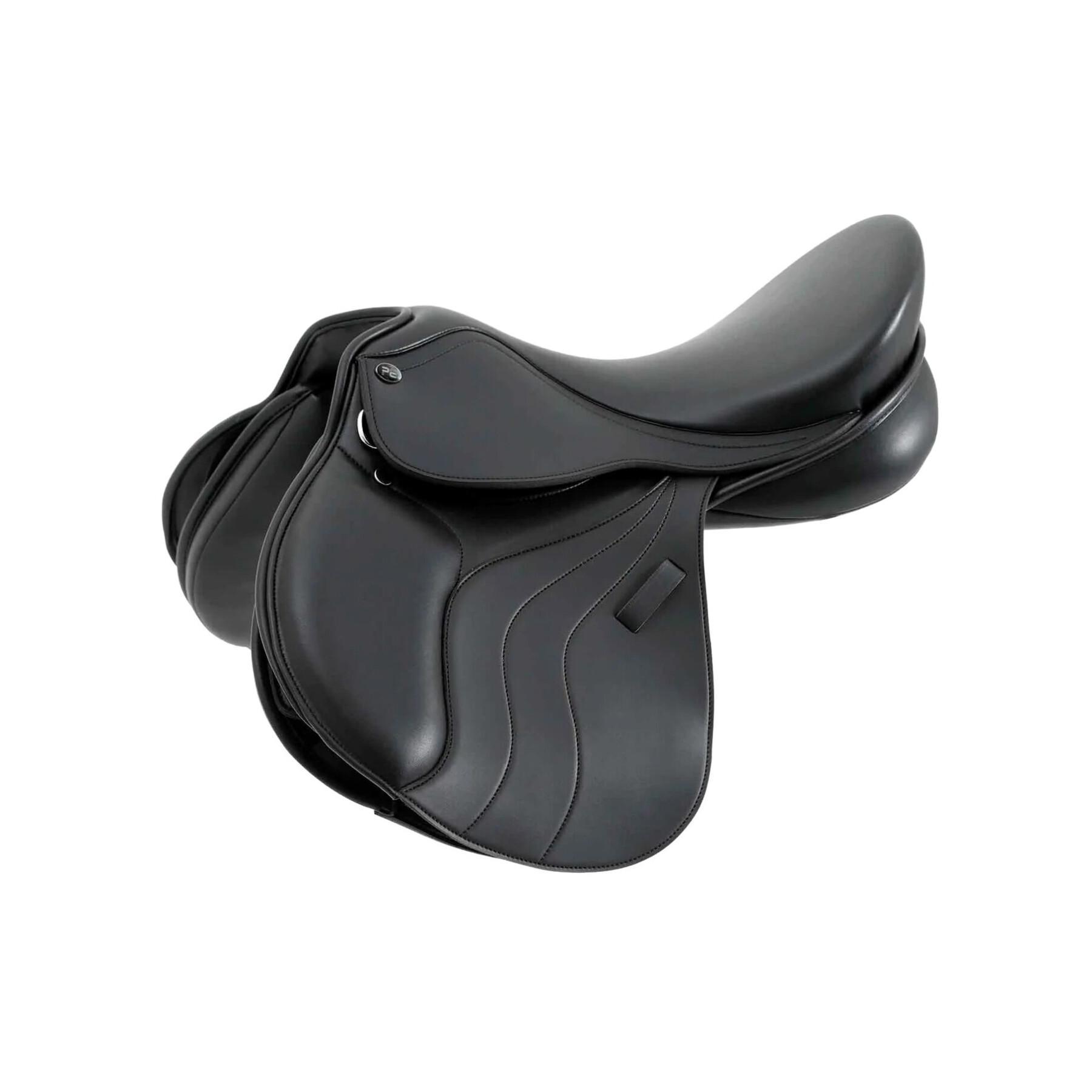Sadel i syntetiskt läder för alla ponnydiscipliner Premier Equine Foxhill GP