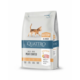 Extra fjäderfäfoder för katt BUBU Pets Quatro Super Premium