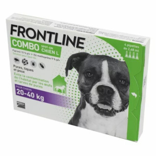 Skadedjursbekämpning för hundar Frontline de 20/40 kg Combo Spot On (x6)