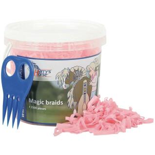 Elastiskt bandage för hästar Harry's Horse Magic braids, pot