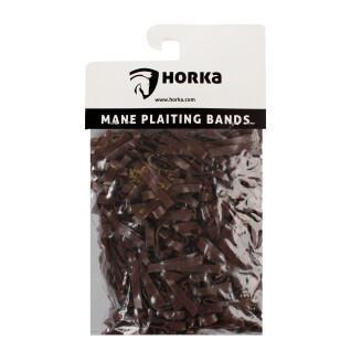 Förpackning med 10 elastiska flätband Horka